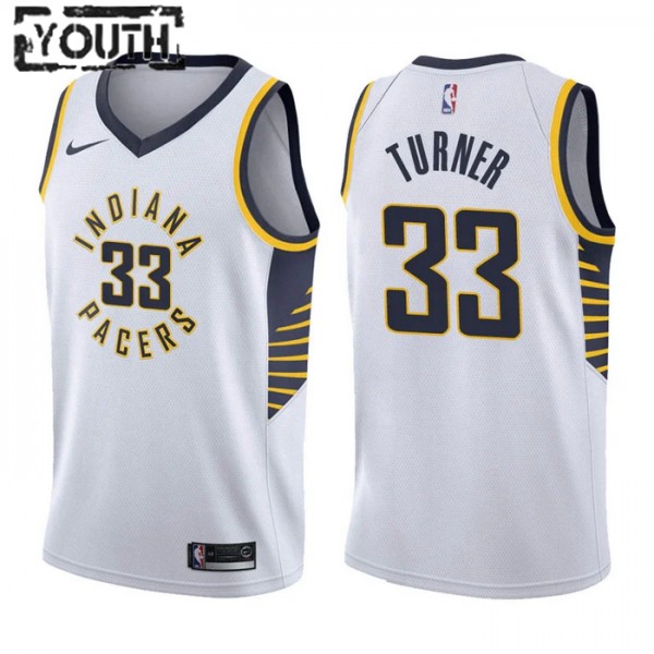 Indiana Pacers Trikot Myles Turner 33 Nike 2022-23 Association Edition Weiß Swingman - Kinder Indiana Pacers Trikot Myles Turner 33 Nike 2022-23 Association Edition Weiß Swingman - Kinder